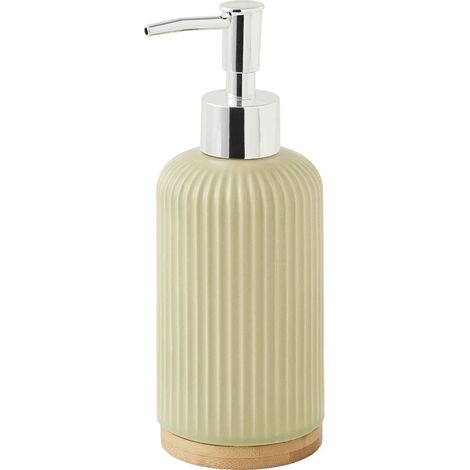 Distributeur de savon strié en céramique (1/4)