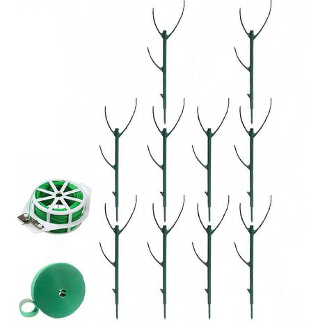 Tuteur empilable pour plantes en pot, supports grimpants réglables pour vignes, tomates, fleurs, pour le jardinage intérieur et extérieur (1/5)