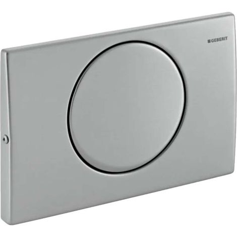 Geberit Delta10 - Placca di comando, acciaio inox 115.108.00.1