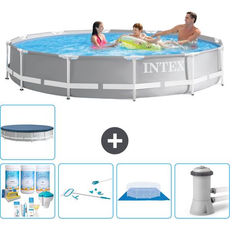 Intex Piscine Prism Frame Ronde - 366x76 cm - 6-pièces S20522 (1/5)
