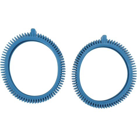 Kit de pneu avant en caoutchouc bleu, pièce de rechange pour robot nettoyeur de piscine Hayward avec conception Super Hump pour tuyaux de vidange principaux exceptionnellement hauts, efficacité de net (1/5)