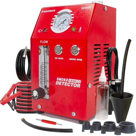 Détecteur de fuite de fumée automobile 12V – Pompe à air intégrée – Test de systèmes EVAP et d'étanchéité – Compact et léger