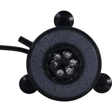 Lampe À Bulles Aquarium - Étanche IP68 - Éclairage LED Coloré + Aération - Pour Aquarium D'intérieur - 1 Pièce (1/5)