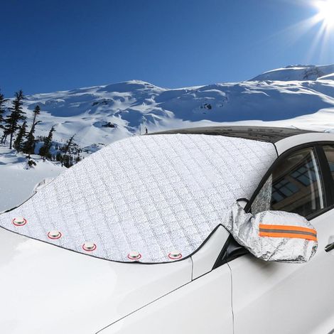 Bâche pare-brise universelle 4 saisons, protection hivernale et solaire (1/5)