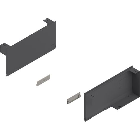 BLUM AVENTOS HK TOP Abdeckkappen-Set, Kunststoff tiefgrau (1/5)