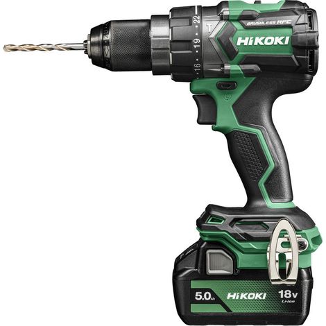 Hikoki DV18DCWPZ - Trapano a Percussione 18V Brushless 140Nm con 2 Batterie