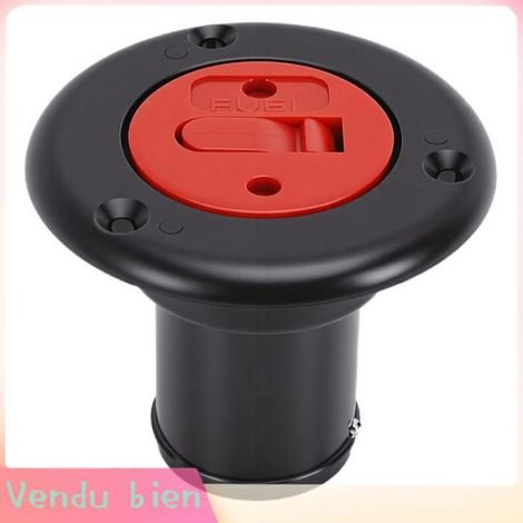 Garosa remplisseur de pont de carburant de bateau Remplisseur de pont de bateau avec chaîne en acier inoxydable moto coffret Noir (1/5)