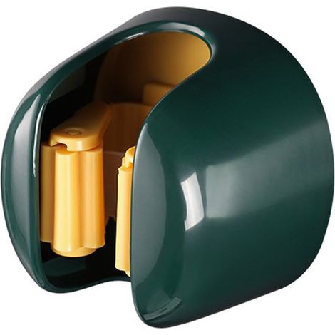 Juego de 2 piezas: soporte para escobas y fregonas, estante de pared, ideal para guardar cepillos, fregonas y escobas. (1/5)