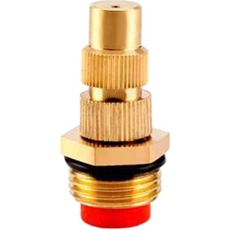 1/2 Twist Hose Nozzle Heavy-duty Adjustable Brass Nozzle for Watering Gardens (1/5)