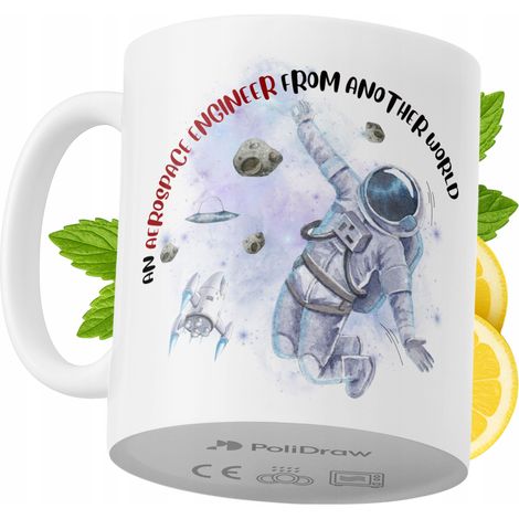 Lustige Tasse für Luft- und Raumfahrtingenieure – Kaffee- oder Teetasse mit witzigem Textdesign – ideal für Geburtstage, Namenstage, Feiertage und besondere Anlässe. Hochwertige Tasse für Zuhause, Bür