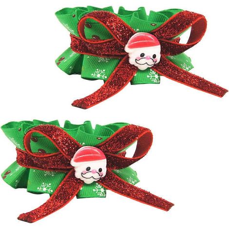 Collar ajustable para perro (6 piezas) con coloridos accesorios navideños para el cuello de mascotas. (1/5)