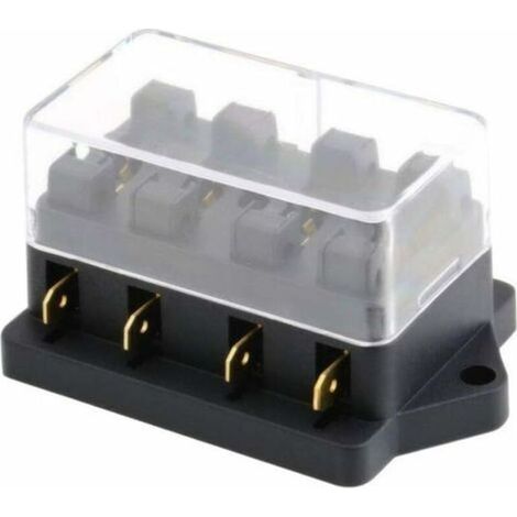 Porte-fusible de voiture 4 voies lame moyenne boîte à fusibles pour voiture