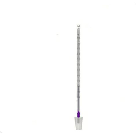 Thermomètre avec bouchon en silicone : Mesure précise de température pour alcool, huiles essentielles et hydrolats - Précision 1°C, 0-110°C, sans mercure (1/2)