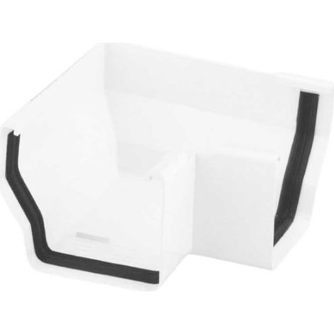 Ángulo Exterior Canalón EUME Blanca PVC - 70x70 - Ferroplast