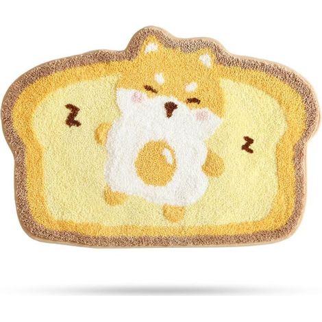 Tapis de Salle de Bain en Forme de Chat Mignon, Extra Doux et Absorbant, Lavable en Machine, Tapis antidérapant pour Baignoire Douche et Salle de Bain