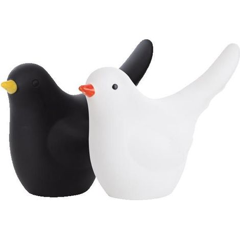 1 arrosoir oiseau, design décoratif en plastique, 1,5 L, blanc, pour plantes d'intérieur et d'extérieur