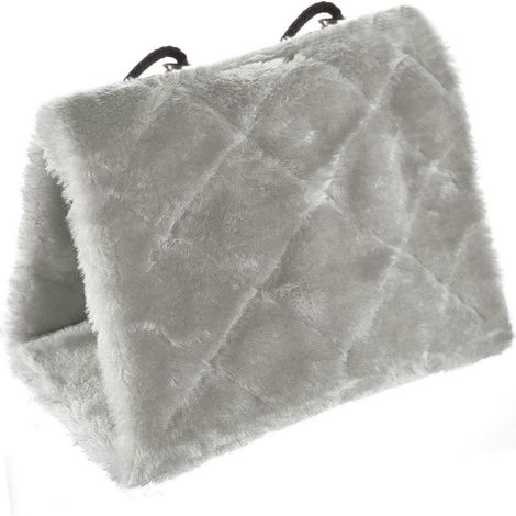Nichoir douillet d'hiver pour oiseaux, abri suspendu avec hamac, cage à pinsons, cachette moelleuse et confortable pour hamsters, perroquets, aras, perruches ondulées, perruches éclectus, calopsittes, (1/5)