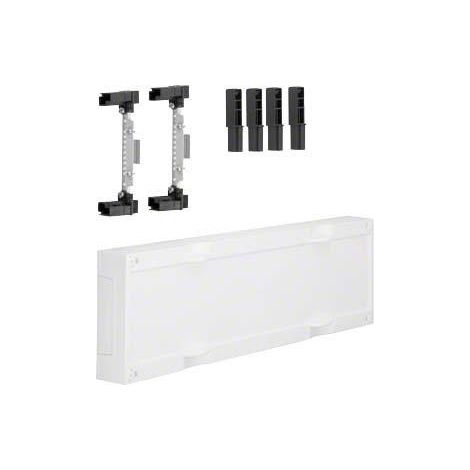 Hager Rampa Modulabile Vuota Bianca per Armadi di Distribuzione