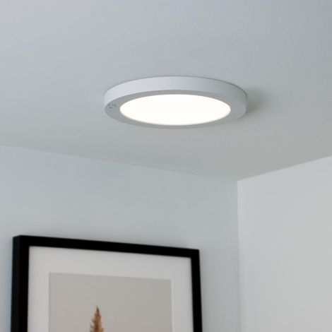 CCT LED Ein-Aufbaustrahler rund weiss 18W 227mm mit Bewegungssensor Decken-/Wandleuchte (1/5)
