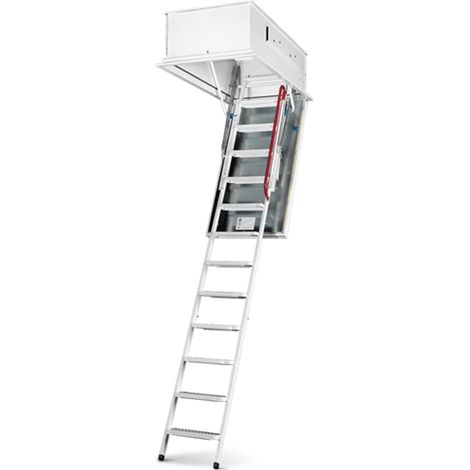 Wippro Dachbodentreppe Eurostep Brandhemmend Lukenmaß 110x70cm