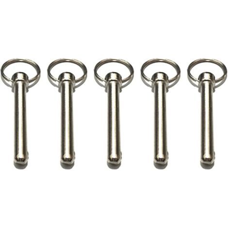 Goupilles à Dégagement Rapide Goupille de Verrouillage 8mm Avec Extrémité à Boule à Ressort Accessoires de Verrouillage, Matériel Marin, Broche Supérieure Bimini,Diamètre 8 Mm, Longueur Totale (1/4)