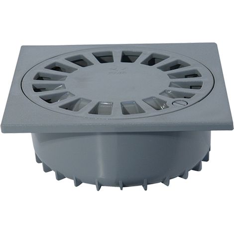 Sumidero sifónico PVC A-20 - RIUVERT Medidas: 200x200 - Ø75 mm