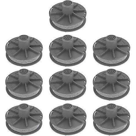 10 bobines compatibles avec les pièces de rechange pour bobines de fil de tondeuse à gazon GARDENA 5307-20 (1/5)