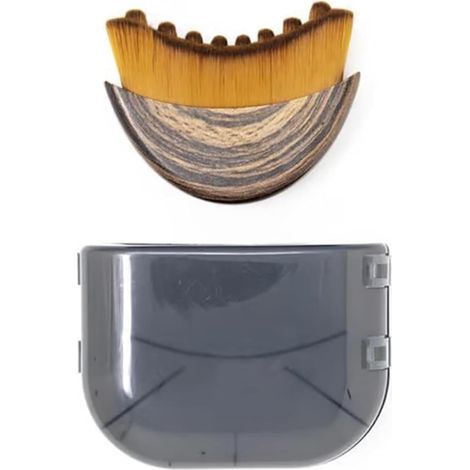 Brosse de Massage pour le Drainage Lymphatique du Visage et du Corps, Conçue pour Sculpter la Mâchoire et le Menton (1 Set) (1/2)