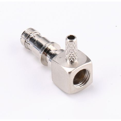 SMB-JWE RF connector, SMB-JWE SMB male right-angle socket, compatible with PCB panel mounting. (1/4)
