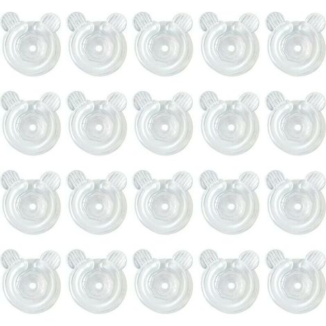20 x Duvet Cover Clips, Duvet Clips to Keep the Duvet in Place, Duvet Cover Donuts Duvet Fasteners (1/4)