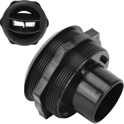Sortie de climatisation ronde longue noire 82/75/46mm pour véhicule utilitaire et bus (1/5)