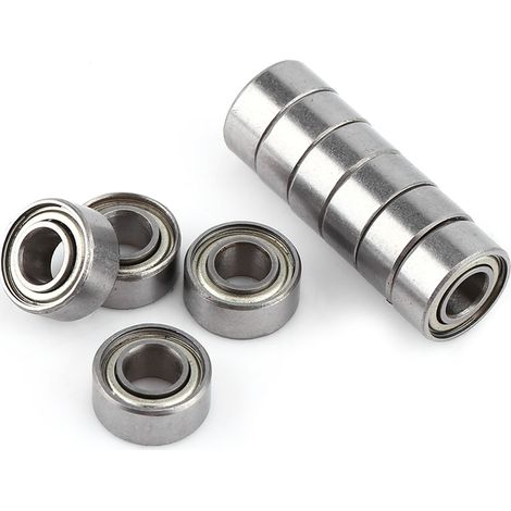 10 Stück doppelt abgedichtete Miniaturkugellager 685ZZ, aus Stahl, 5 x 11 x 5 mm (1/5)
