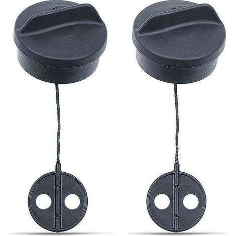 Bouchon de Réservoir Essence pour Débroussailleuse STIHL FS38 FS45 FS55 FS56 FS80 FS81 FS85 FS88 FS120 – Lot de 2 Pièces de Remplacement (1/5)