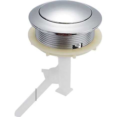 Le Bouton des Toilettes, Trou Rond 55-67 mm, Argent (1/2)