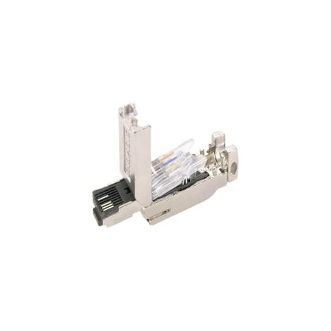 Siemens IE FC RJ45 Plug 180, Conector RJ45 con conexión FC, 180 grados, 10 uds., 6GK19011BB102AB0