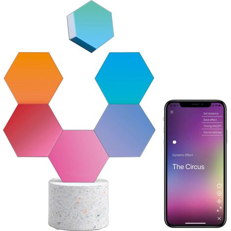 Cololight CL165 - Decor sistema, 0,5 W, multicolore, Stone Set Enhanced (1 Steinbase, 5 prolunga) (1/5)