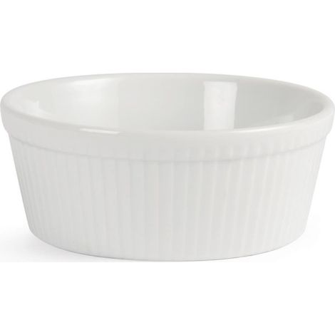 Plats À Gratin Ronds Blancs 134mm (Lot de 6) - Ref C042 - Olympia (1/5)