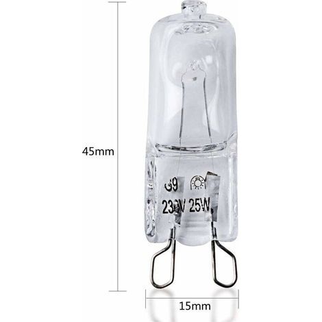 G9 25W Halogenlampe – 4 Stück (1/2)