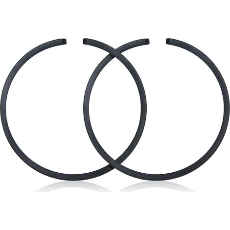 2 Pieces/Lot 45 mm x 1.5 mm Piston Rings Kit Fit Husqvarna 51 254 350 353 Oleo-Mac 753 Spare Parts (1/5)