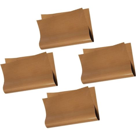 Tapis de Cuisson Antiadhésif en Matériau Synthétique 4 Feuilles Réutilisables, Résistant à Haute Température, Facile à Nettoyer, pour Pâtisserie et Cuisson Four'Sélectionner Couleur'Sélectionner Taill (1/5)