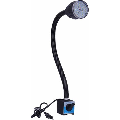 Tornio a LED magnetico flessibile macchine CNC lampada magnetica a collo di cigno lampada da lavoro 10W illuminazione strumento lampada a macchina