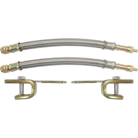 Tuyau de gonflage pour pneus de voiture, vélo et moto rallonge pour pompe à air. (1/4)