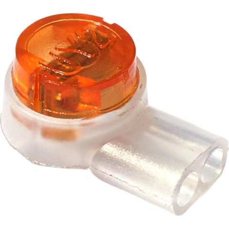 Lot de 100 connecteurs UY2 pour épissure de câble, bornes de raccordement électrique, couleur transparente, idéal pour connexion filaire, pack de 100 pièces UY2 (1/3)