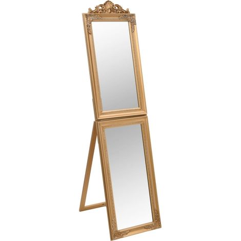 Maison Exclusive - Standspiegel Golden 40x160 cm