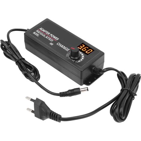 3–24 V, 3 A, einstellbarer Spannungsregler, 72 W, Gleichstromregler, AC 110–240 V, EU-Stecker (1/5)