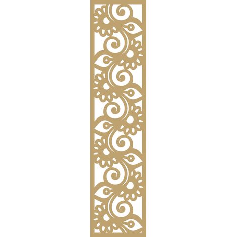 Lampada a sospensione A3, design traforato, beige, 21 x 90 cm