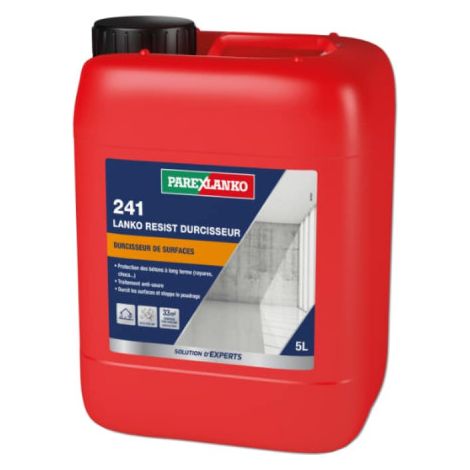 Mineralien und Oberflächenhärter für verputzte Fassaden und Betonböden 241 LANKO RESIST Härter - 25m² - 5 L