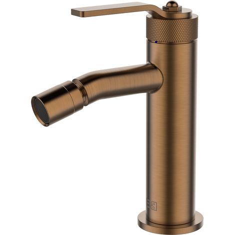 Essebagno Molette Miscelatore per bidet in rame spazzolato