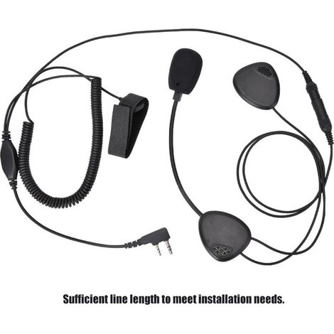 Casque moto radio-talkie étanche avec micro-écouteurs intégrés pour vélo et motocyclette