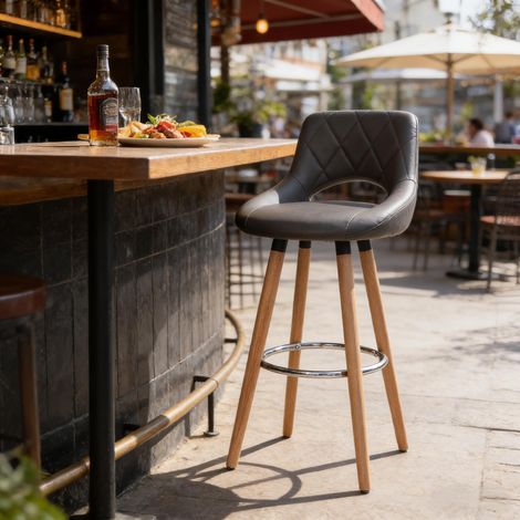 Chaise à manger moderne multifonctionnelle avec dossier,chaise de bar adaptée cuisine,bar et bijouterie. Vendu à l’unité.